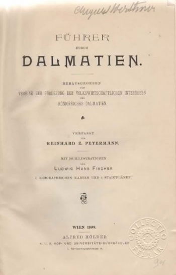 Petermann Reinhard E.: Führer durch Dalmatien